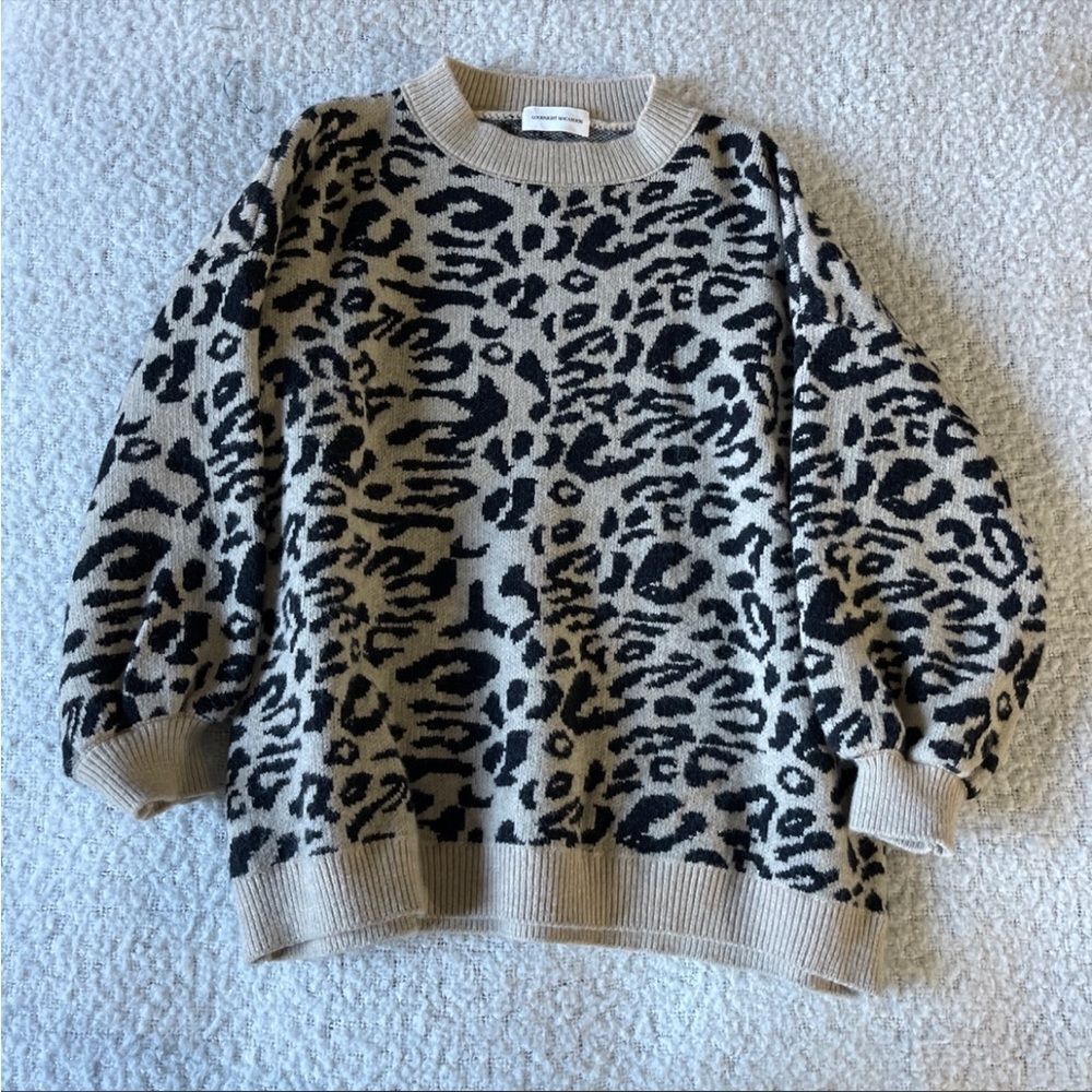 Goodnight macaroon animal print sweater‎